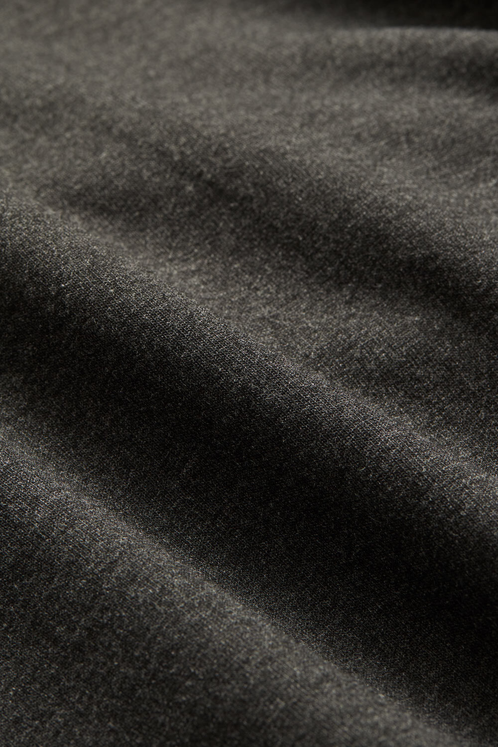 Jersey-Top mit Falten auf der R&uuml;ckseite, D. Grey mel.