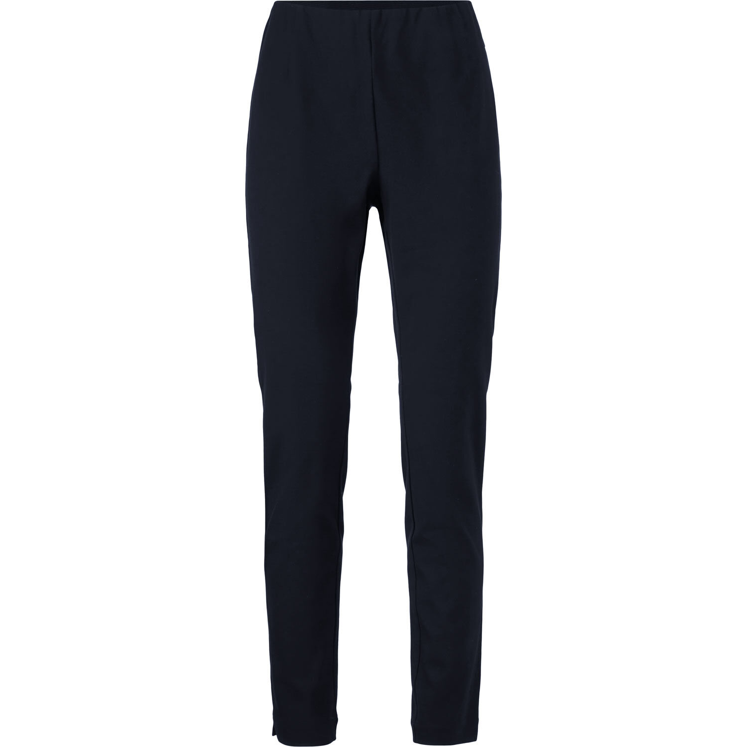Eng anliegende Hose aus Baumwollstretch, Navy
