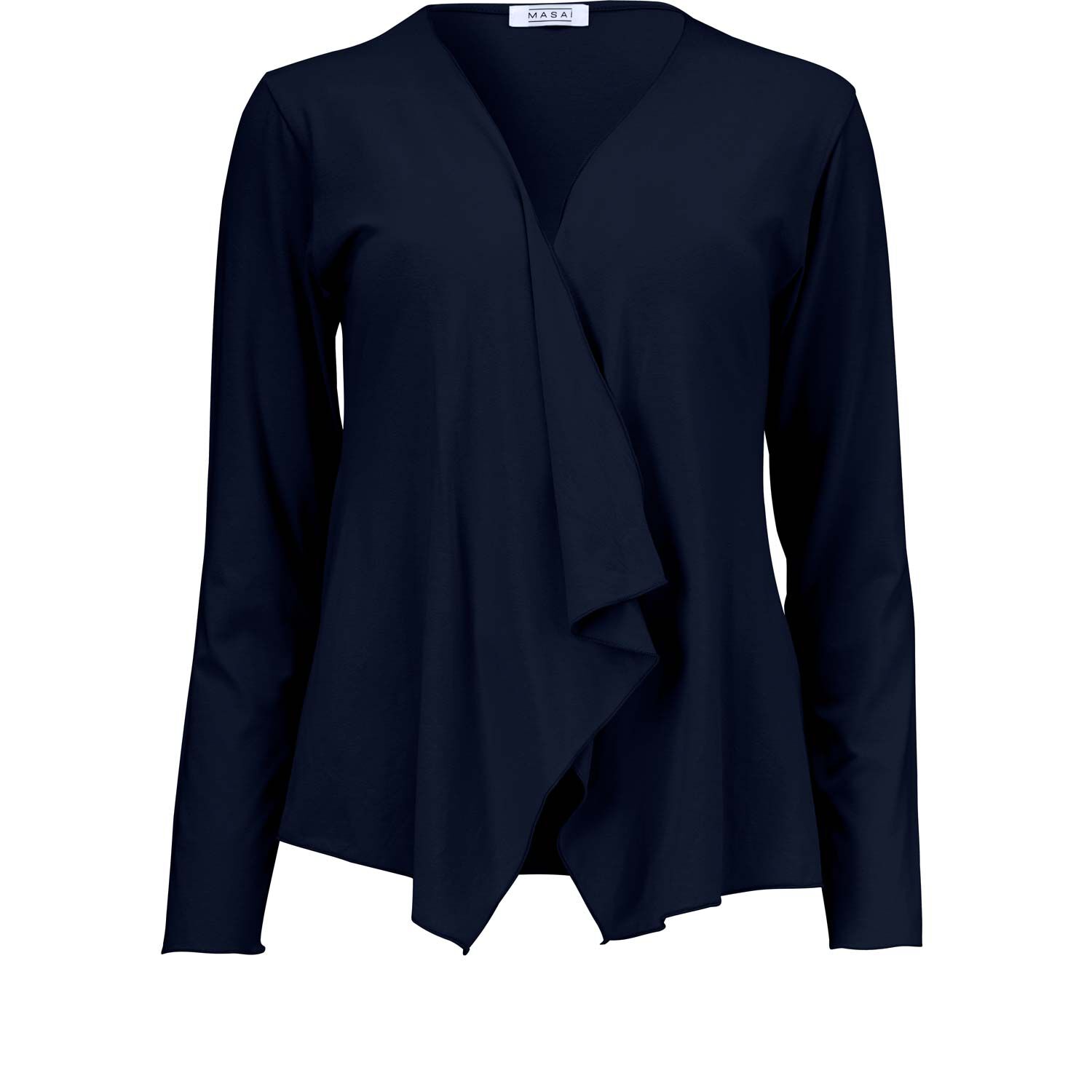 Offener Jersey-cardigan, Navy