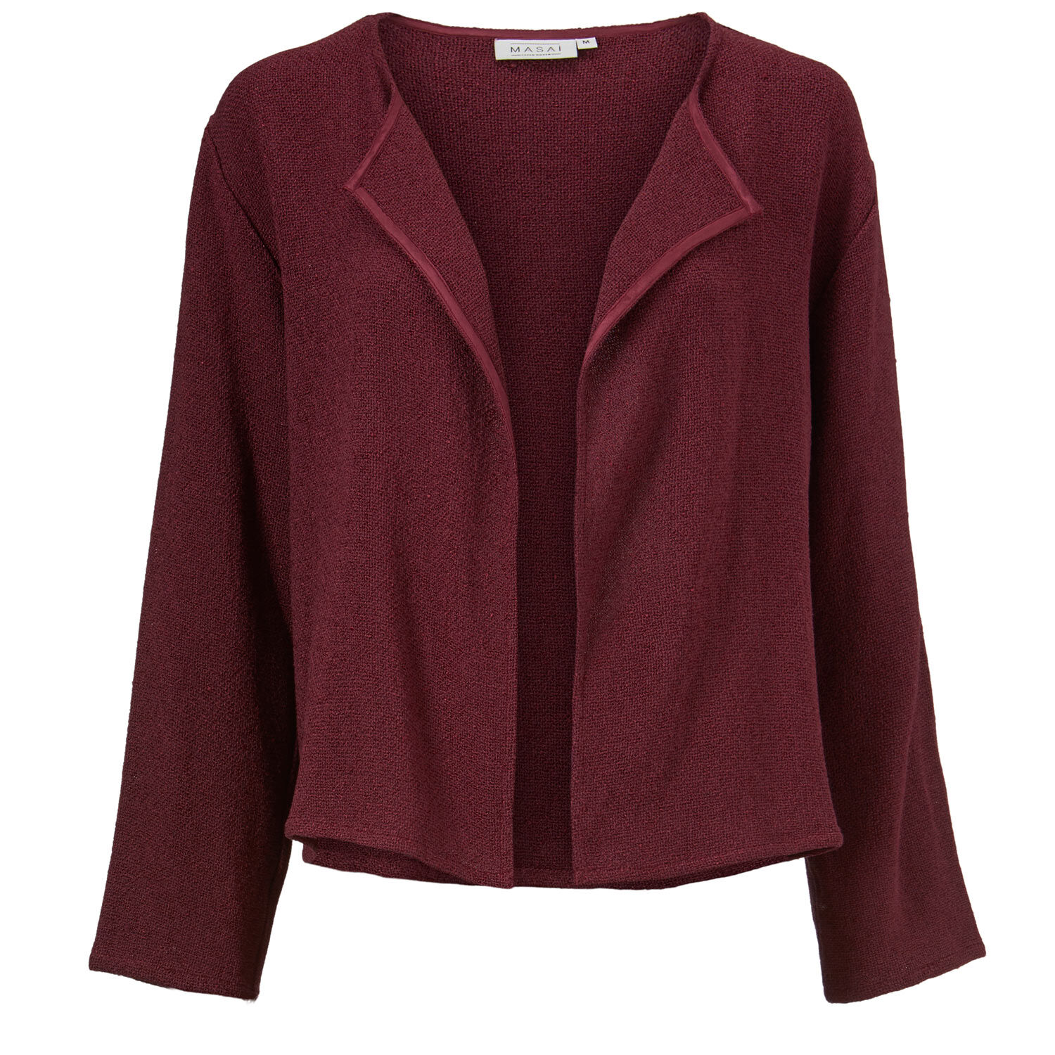 Kurze Jacke Aus Boucl&eacute;, Tawny Port
